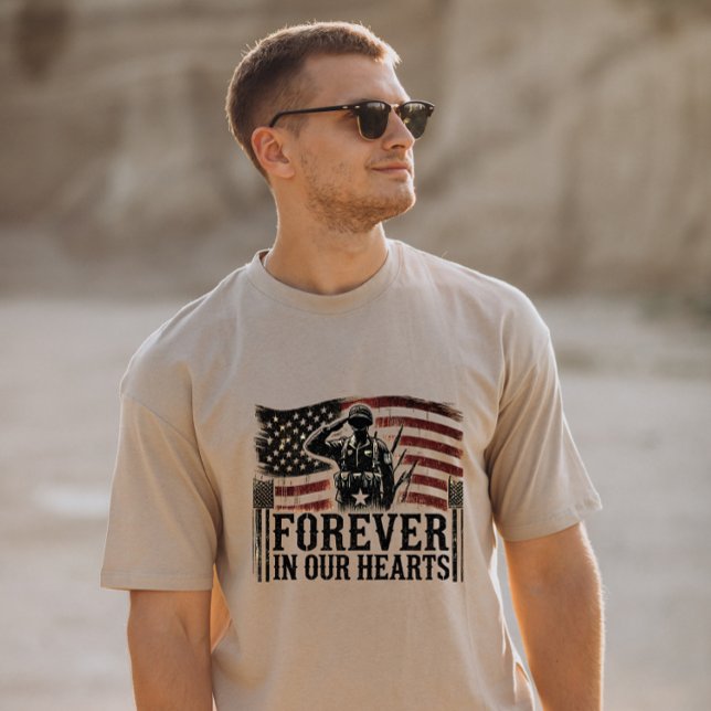 Camiseta T-Shirt "Forever in Our Hearts" (Criador carregado)
