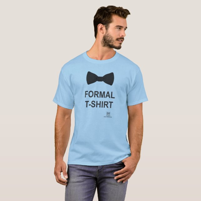 Camiseta T-shirt formal com laço (Frente Completa)