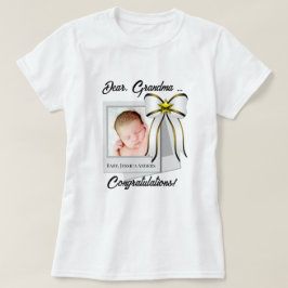 Camiseta T-shirt fotográfica de Parabéns personalizados