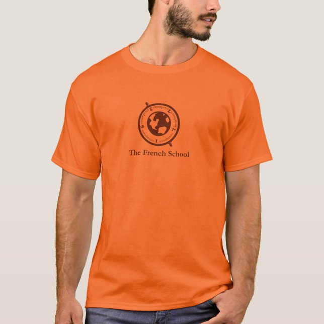 Camiseta T-shirt francês da escola de SLLIS (Frente)