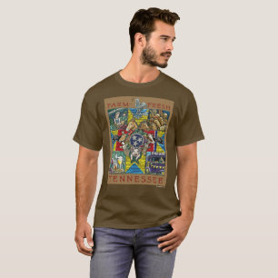 Camiseta T-shirt fresco de Tennessee da fazenda