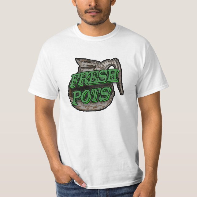 Camiseta T-shirt fresco dos potes (Frente)