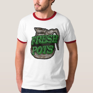 Camiseta T-shirt fresco dos potes