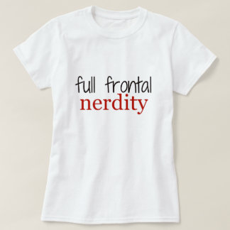 Camiseta T-shirt frontais completos de Nerdity