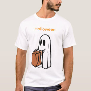 Camiseta T-shirt frouxa no dia das bruxas