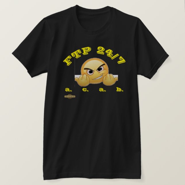Camiseta t-shirt "FTP 24/7" (Frente do Design)
