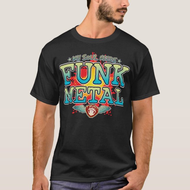 Camiseta T-Shirt Funk Metal (Frente)