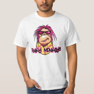 Camiseta T-shirt Funky do adulto dos macacos