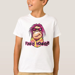 Camiseta T-shirt Funky dos miúdos dos macacos