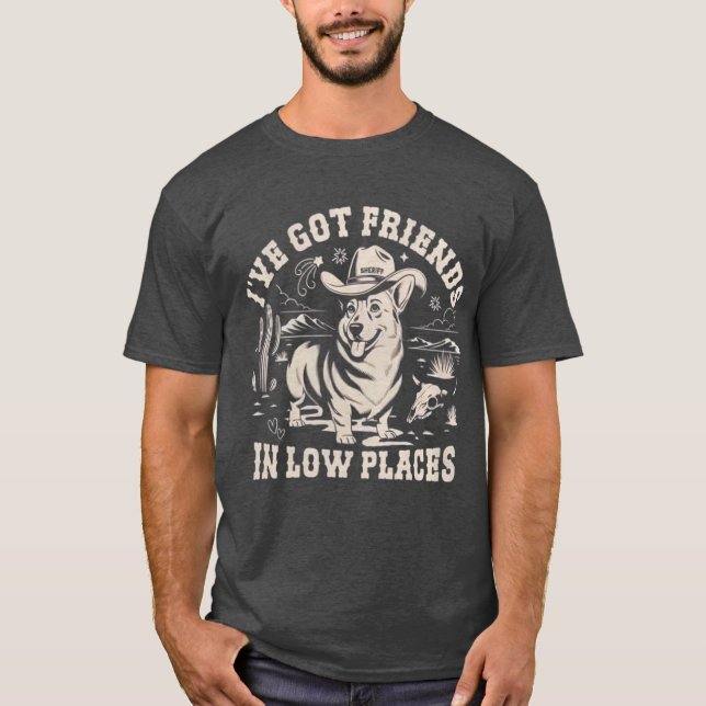 Camiseta T-Shirt – Funny Dog Lover CORGI (Frente)