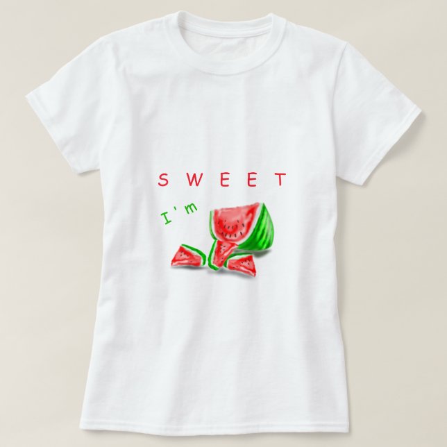 Camiseta T-Shirt Funny Watermelon (Frente do Design)