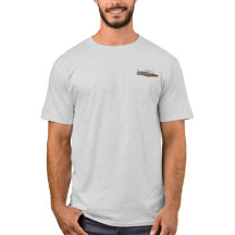 T-shirt futurística com carro voador
