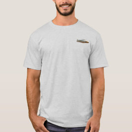 Camiseta T-shirt futurística com carro voador