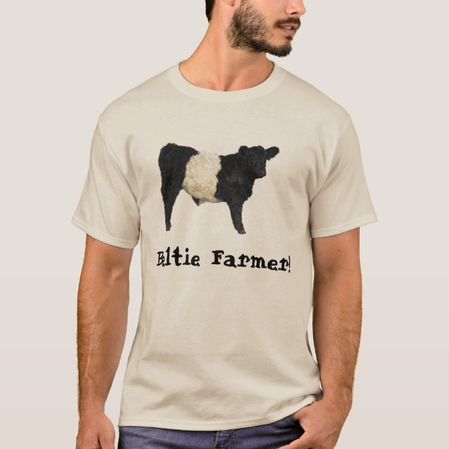 Camiseta T-Shirt Galloway Steer Cutout Galloway Belga (Frente)