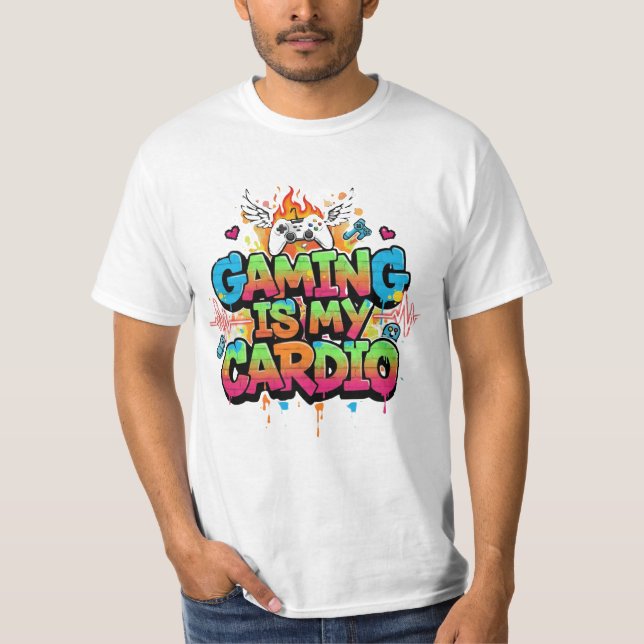 Camiseta T-Shirt gamer quote (Frente)