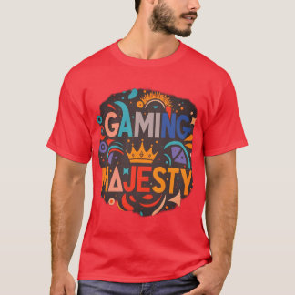 Camiseta T-Shirt Gaming Majestade estilo design
