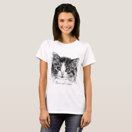 Camiseta T-Shirt Gatinha
