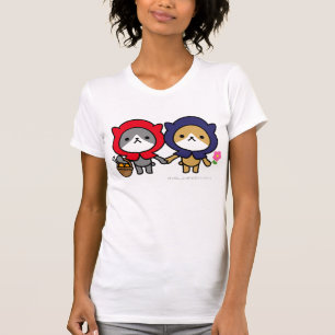 Camiseta T-shirt - gatinho com um amigo