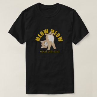 Camiseta T-Shirt Gato “Meow Meow” da Moda