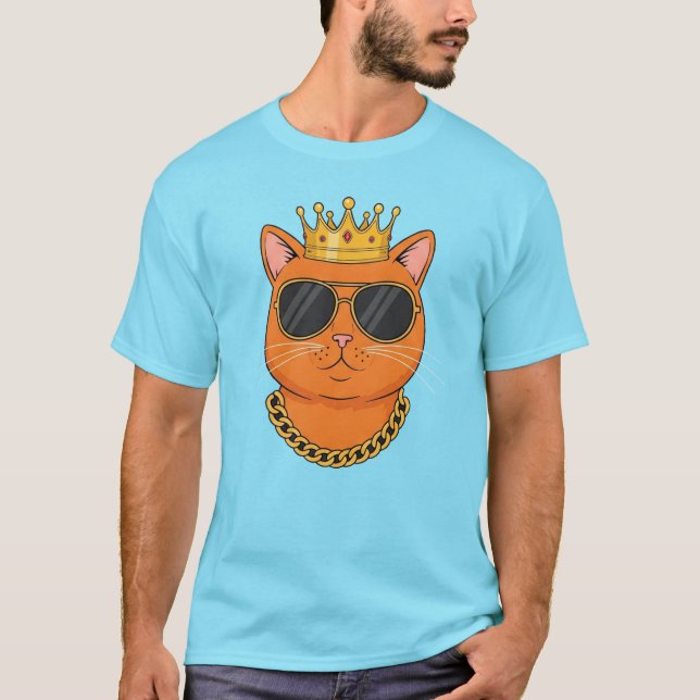 Camiseta T-Shirt Gato Real (Frente)