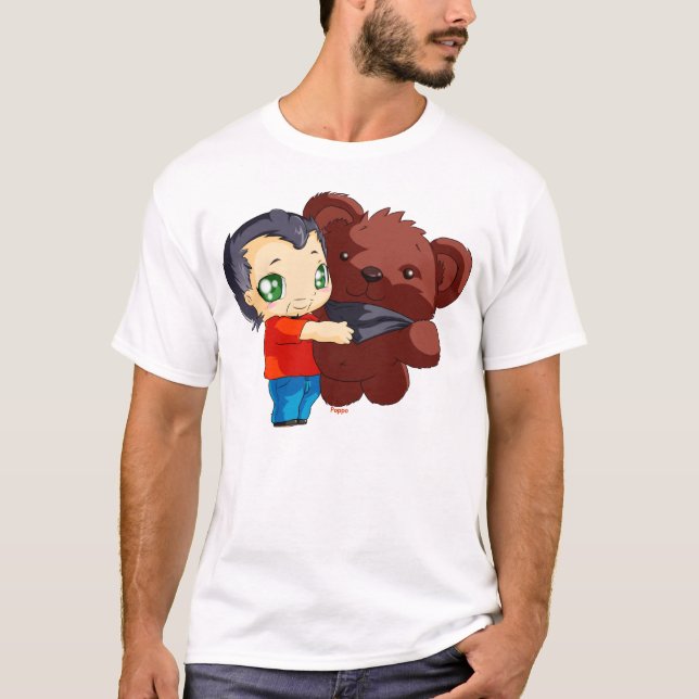 Camiseta T-shirt Gege and his teddy bear (Frente)