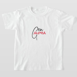 Camiseta T-Shirt Gen ALPHA Kids