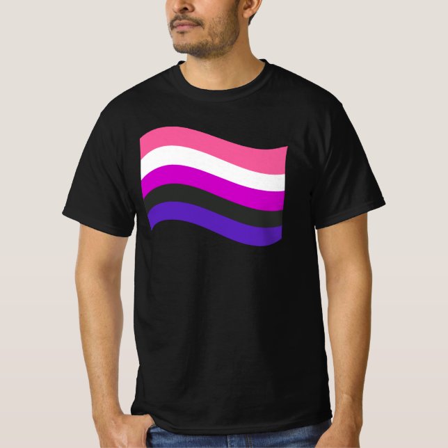 Camiseta T-Shirt GENDERFLUID (Frente)