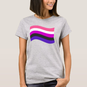 Camiseta T-Shirt GENDERFLUID FLAG WAVING