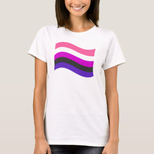 Camiseta T-Shirt GENDERFLUID FLAG WAVING