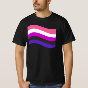 Camiseta T-Shirt GENDERFLUID FLAG WAVING