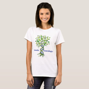 Camiseta T-shirt genético do Genealogist