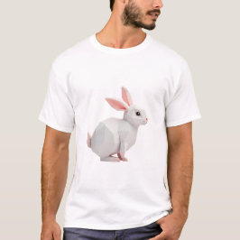 Camiseta T-shirt geométrica de coelhos