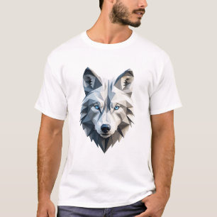 Camiseta T-shirt Geométrica do Lobo
