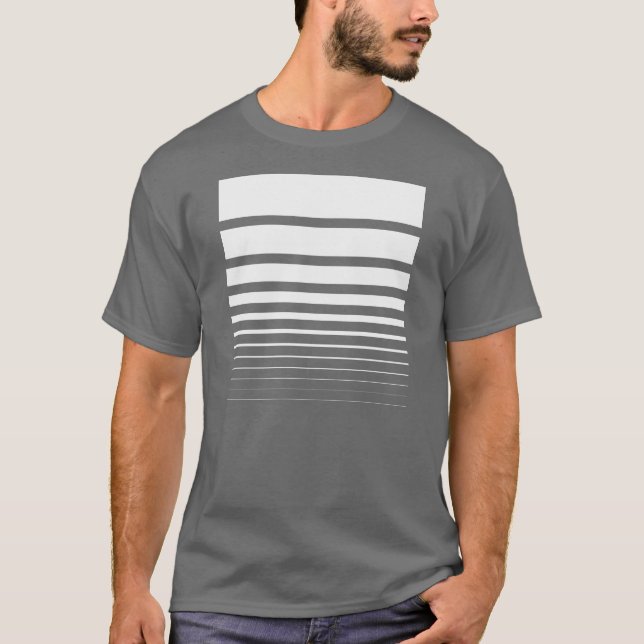 Camiseta T-shirt geométrico da seqüência de Fibonacci, (Frente)