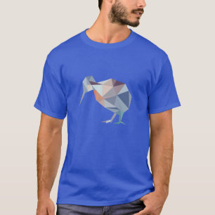 Camiseta T-shirt geométrico do pássaro do quivi de NZ