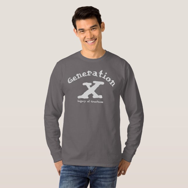 Camiseta T-Shirt geração X (Frente Completa)