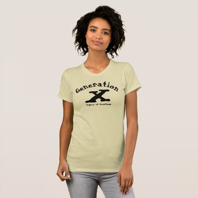 Camiseta T-Shirt geração X (Frente Completa)