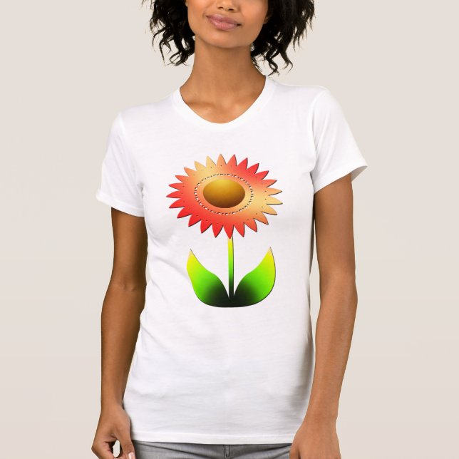 Camiseta T-Shirt girassol estilizado (Frente)