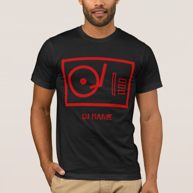 Camiseta T-Shirt girável DJ (Frente)
