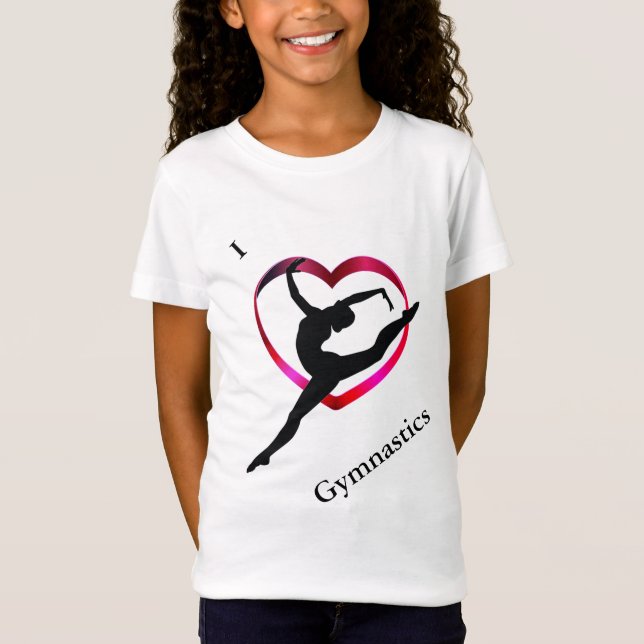 Camiseta T-Shirt Girls Gymnastics (Frente)