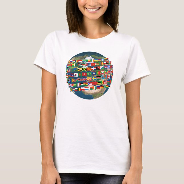 Camiseta T-shirt global da diversidade #2 (Frente)