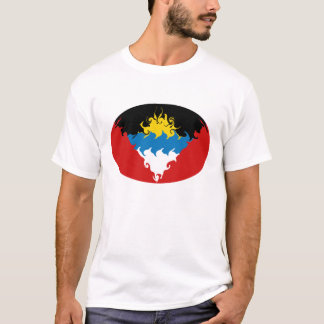 Camiseta T-shirt Gnarly da bandeira de Antígua & de Barbuda