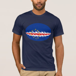 Camiseta T-shirt Gnarly da bandeira de Cabo Verde