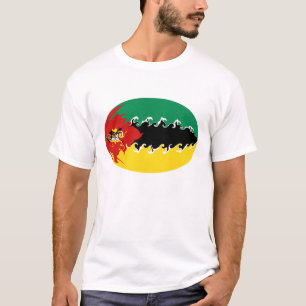 Camiseta T-shirt Gnarly da bandeira de Mozambique