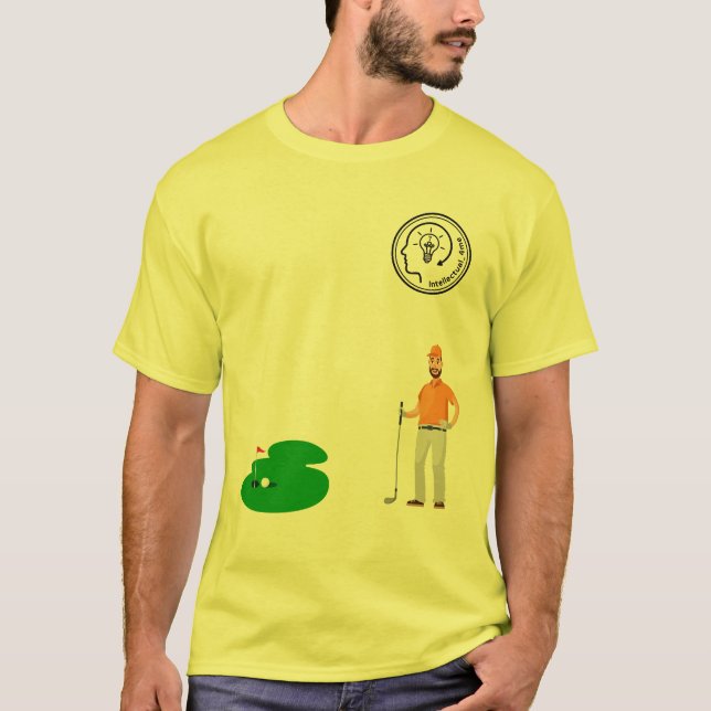 Camiseta T-shirt Golf, Intelelectual_4me (Frente)