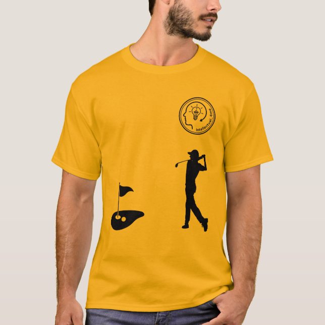Camiseta T-shirt Golf, Intelelectual_4me (Frente)
