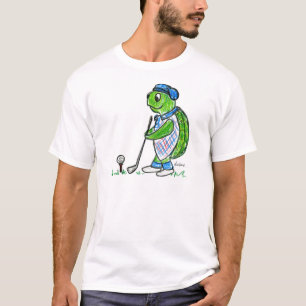 Camiseta T-shirt Golfing da tartaruga