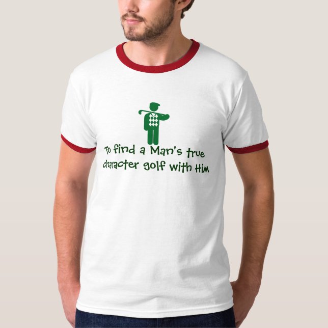 Camiseta T-shirt golfing do conselho do golfe (Frente)