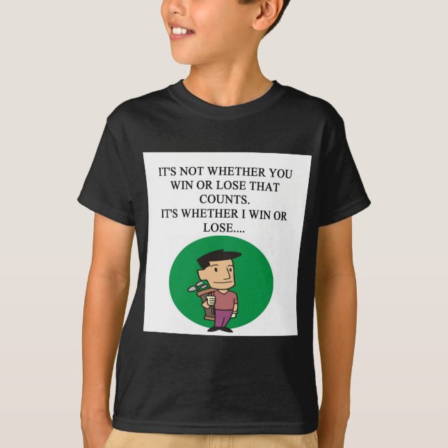 Camiseta t-shirt golfing dos presentes da piada do golfe do (Frente)