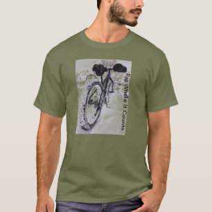 Camiseta T-shirt gordo do Mountain bike da bicicleta